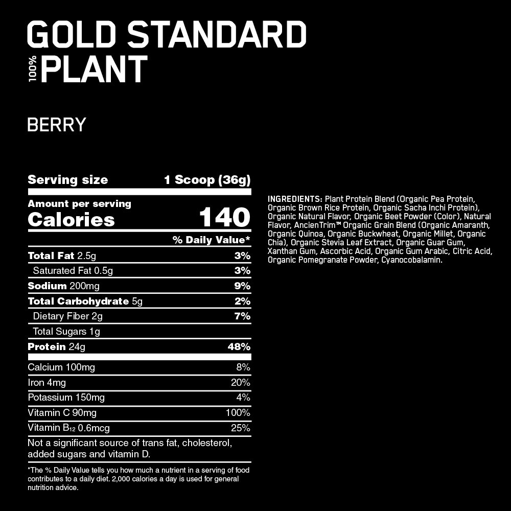 Optimum Nutrition Gold Standard Plant